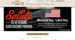 Desktop Screenshot of durysguns.com